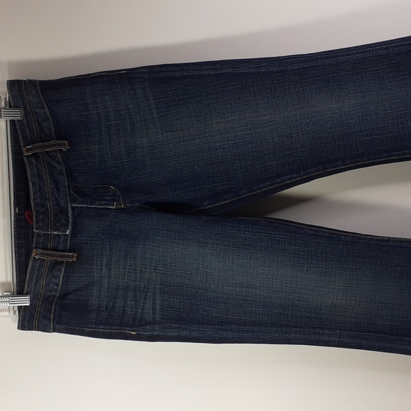 🇺🇸 Blue Cult Bootcut Blue Jeans No Pockets Snap Closure Size 28 - Picture 4 of 16